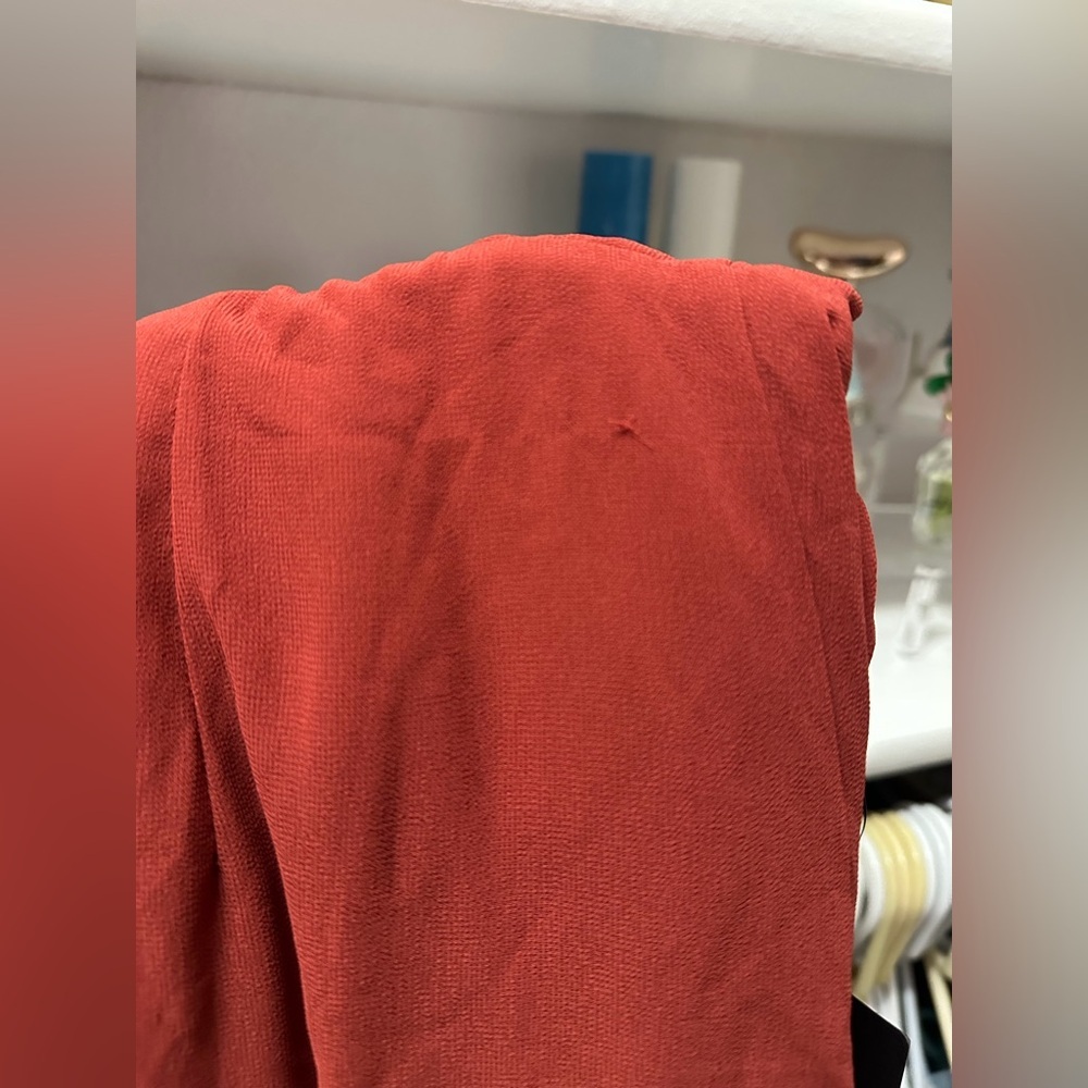 Lulus Glamorous Disposition Rust Ruched Maxi Dress - Picture 5 of 6